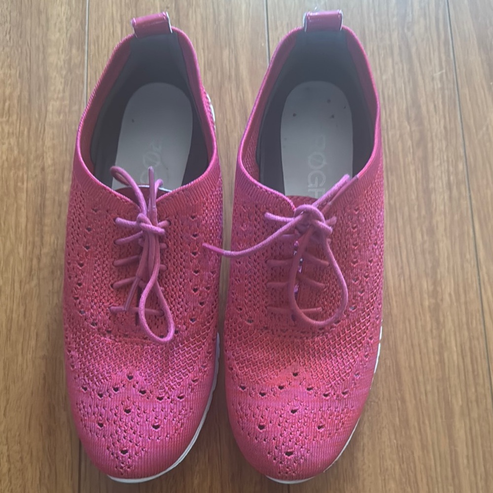 Cole Haan Pink Slip-On Sneakers with White Sole - Picture 2 of 5